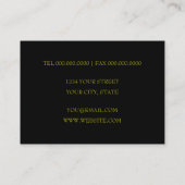 ピーコック羽毛ビジネスカードセット996 名刺 (裏面)