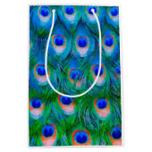 ピーコック羽飾り ミディアムペーパーバッグ (正面)