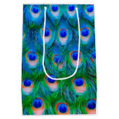 ピーコック羽飾り ミディアムペーパーバッグ (裏面)