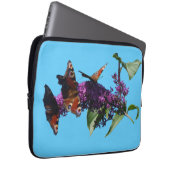 ピーコック蝶オンブドゥルジャエレクトロニクスバッグ ラップトップスリーブ (正面右)