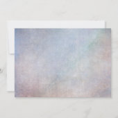 ピーコック誕生日招待状ヴィンテージブルーバード 招待状 (裏面)