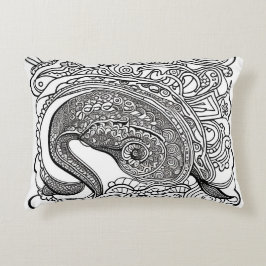 ピーコック顔 アクセントクッション