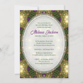 ピーコック魔法ファブフォーティバースデーパーティー招待 招待状 (裏面)