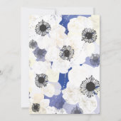 ピーコック&アネモネフラワーズバルミツワー招待状 招待状 (裏面)