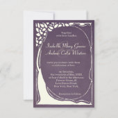 ピーコック·アルト·デコ 招待状 (裏面)