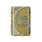 ピーコック アールヌーボー スタイルの繊細なデザイン バスマット (正面縦)