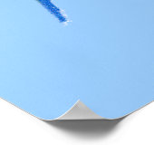 ピーコック:インディアンブルー ポスター (角)