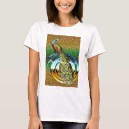 ピーコック カラーズ ウーマンズ アート Tシャツ