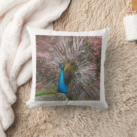 ピーコック クッション (ブランケット)