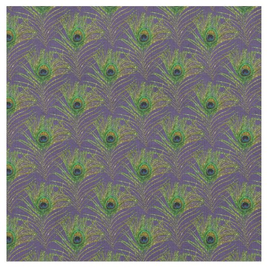 ピーコック·グローリー ファブリック (クローズアップ)