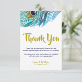 ピーコック サンクス カード (スタンド正面)