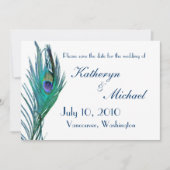 ピーコック セーブ・ザ・デートのアナウンス セーブザデート (正面)