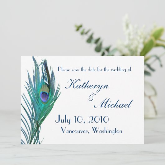 ピーコック セーブ・ザ・デートのアナウンス セーブザデート (スタンド正面)