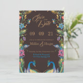 ピーコック・ゼム ウェディングインビテーション 招待状 (スタンド正面)