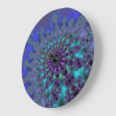 ピーコック·バースト ラージ壁時計 (傾斜)