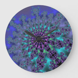 ピーコック·バースト ラージ壁時計