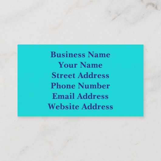 ピーコック·バースト 名刺 (裏面)