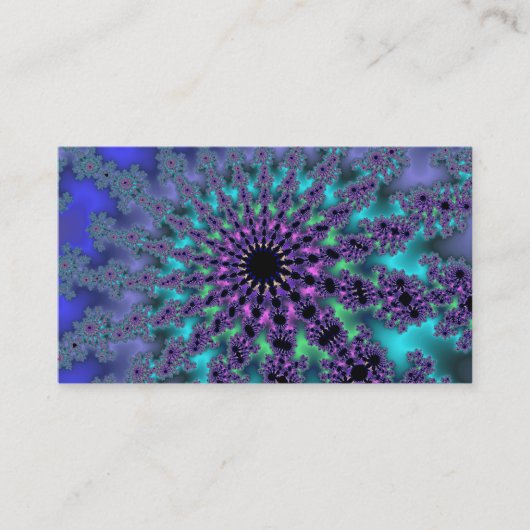 ピーコック·バースト 名刺 (正面)