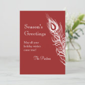 ピーコック フェアー ホリデー カード (スタンド正面)