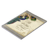 ピーコック&フェザーフォーマルウェディングプランナージャーナル ノートブック (左側)