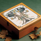 ピーコック&フルーツデザインバイメイベルC.ディブルアールデコ タイル