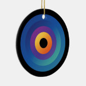 ピーコック フレーム (サーキュラー) セラミックオーナメント (右)