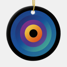 ピーコック フレーム (サーキュラー) セラミックオーナメント