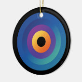 ピーコック フレーム (サーキュラー) セラミックオーナメント (左)