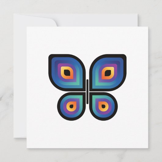 ピーコック フレーム バタフライ シーズンカード (正面)