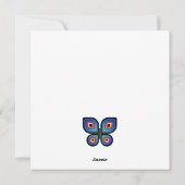 ピーコック フレーム バタフライ シーズンカード (裏面)