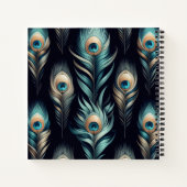 ピーコック プルームス ノートブック (裏面)