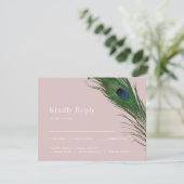 ピーコック ポイズ | ウェディング ピーチ 返信 ご飯 選択 RS (スタンド正面)