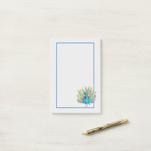 ピーコック ポストイット (デスク上)