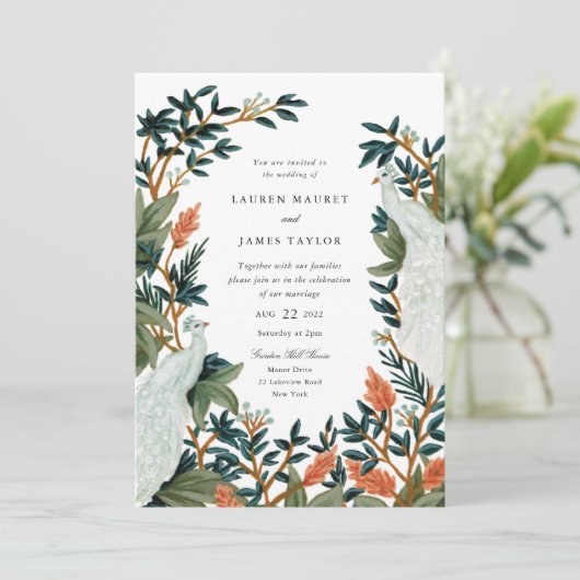 ピーコック 招待状 (スタンド正面)