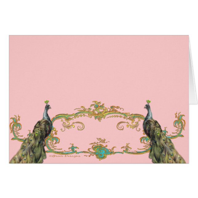 ピーコック&金ゴールドフィリグリー (正面横)