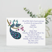 ピーコック -1 ウェディング 招待状 (スタンド正面)