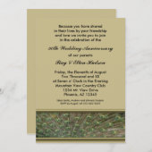 ピーコック 50周年パーティー招待状 招待状 (正面/裏面)