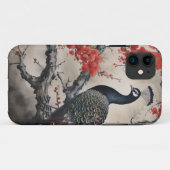 ピーコックIphoneケース Case-Mate iPhoneケース (裏面(横))