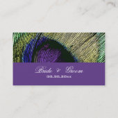 ピーコックnパープルパーティープレイス プレイスカード (裏面)