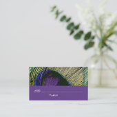 ピーコックnパープルパーティープレイス プレイスカード (スタンド正面)