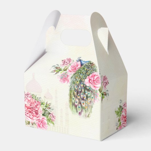 ピーコッビクトリアンクヴィンテージピンクのバラ フェイバーボックス (裏面サイド)