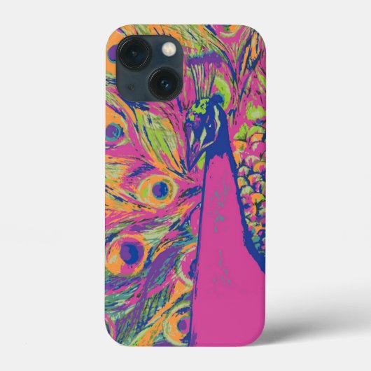ピーコッポップ・アートのク Case-Mate iPhoneケース (裏面)