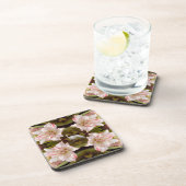 ピーコッ威厳のあるクとアマリリス・キャンディ・ケーン コースター (右側)