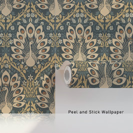 ピーコッ威厳のあるクパレードアールヌーボー 壁紙