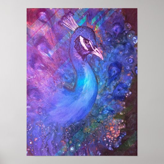 ピーコッ威厳のあるクプリント ポスター (正面)