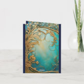 ピーコッ感謝していクユーアールヌーボーヴィンテージシック カード (裏面)