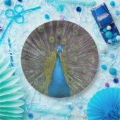 ピーコッ素晴らしク ペーパープレート (パーティー)