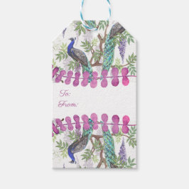 ピーコッ結婚ク ギフトタグ