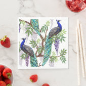 ピーコッ結婚ク スタンダードランチョンナプキン (インサイチュ)