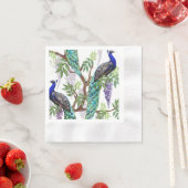 ピーコッ結婚ク 縁ありカクテルナプキン (インサイチュ)